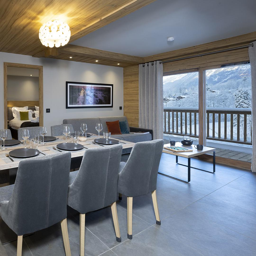 Appartement 3 pièces 6 personnes Mont-Blanc - Chalets Éléna - Les Houches - MGM Hôtels & Résidences