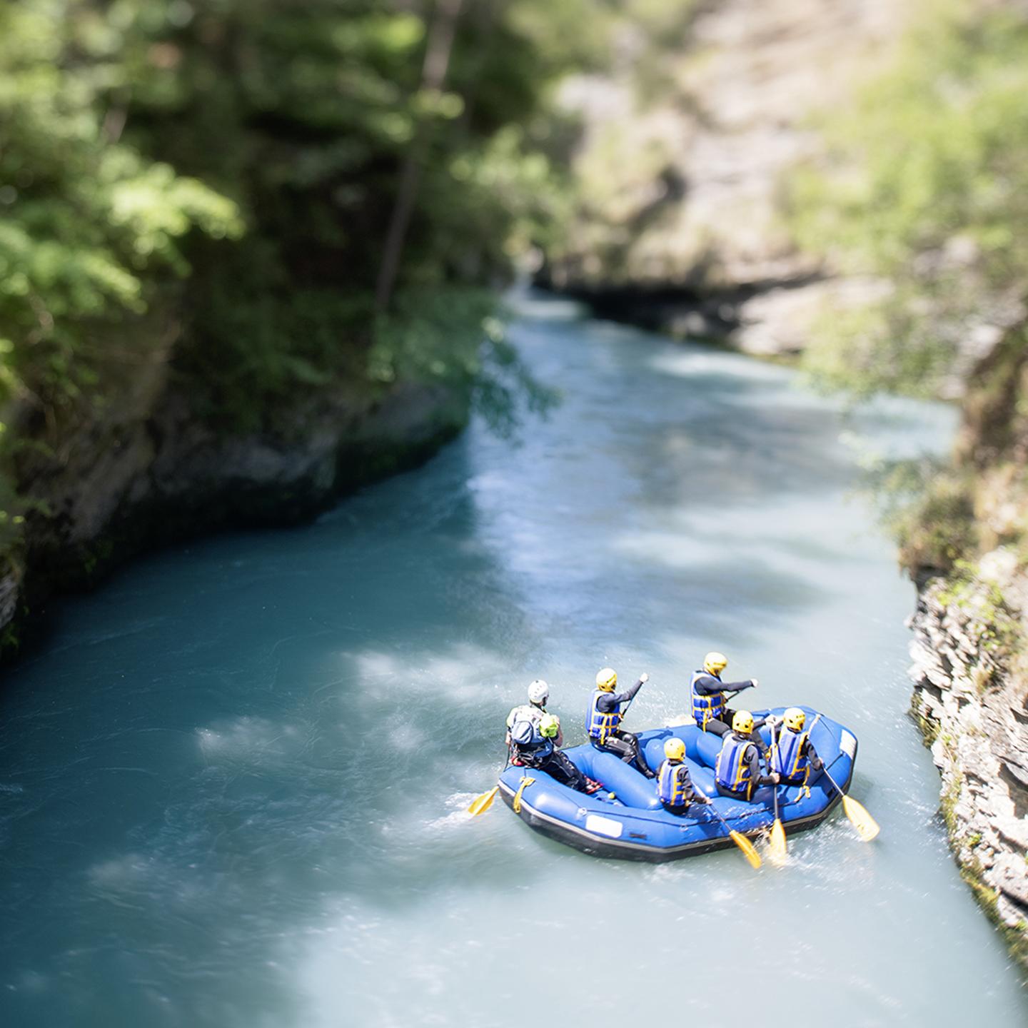 Rafting à La Plagne