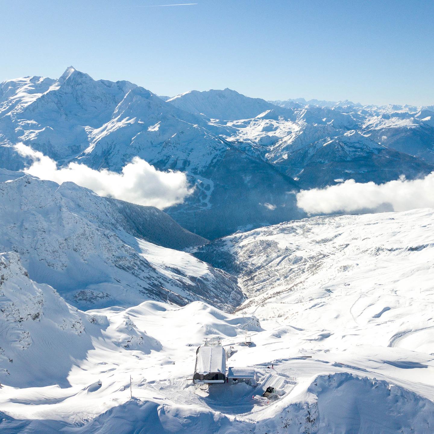 Destination la rosière - domaine skiable espace san bernardo - ski