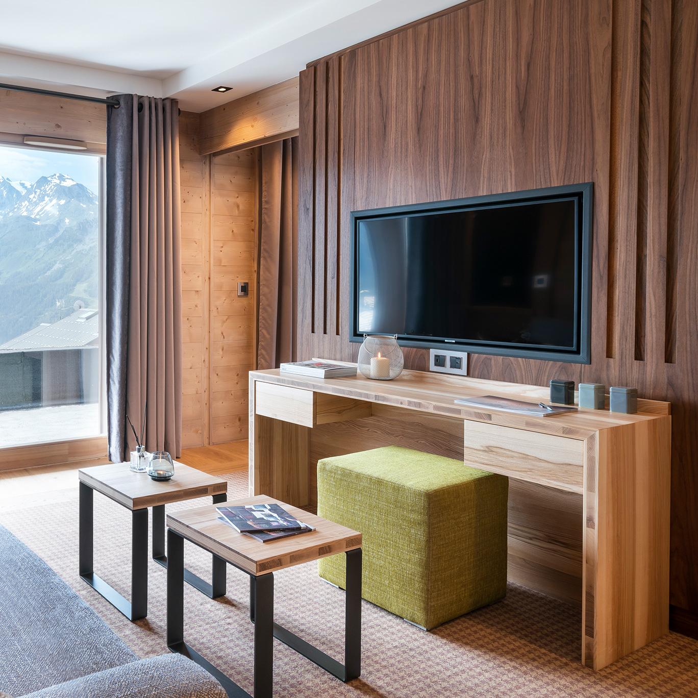Une suite de l'hôtel et résidence Alpen Lodge à La Rosière