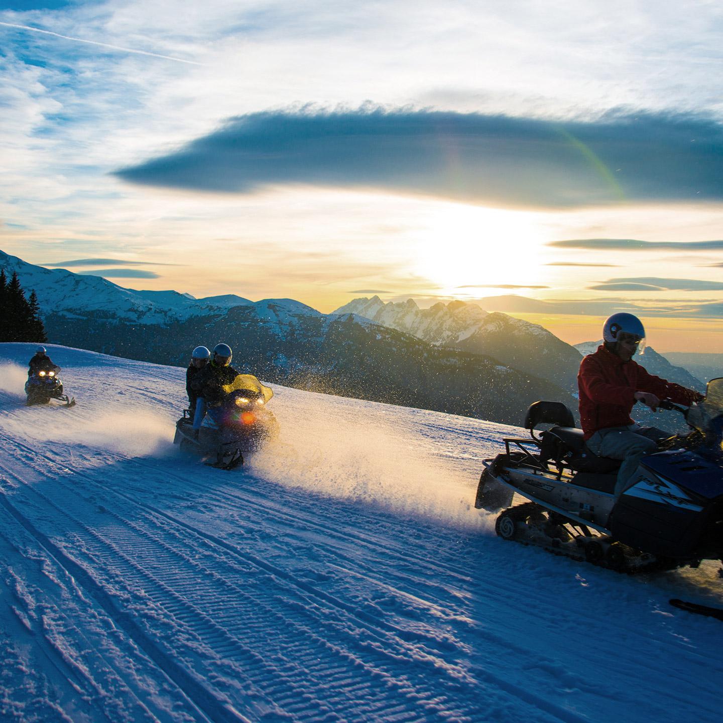 Moto neige Flaine