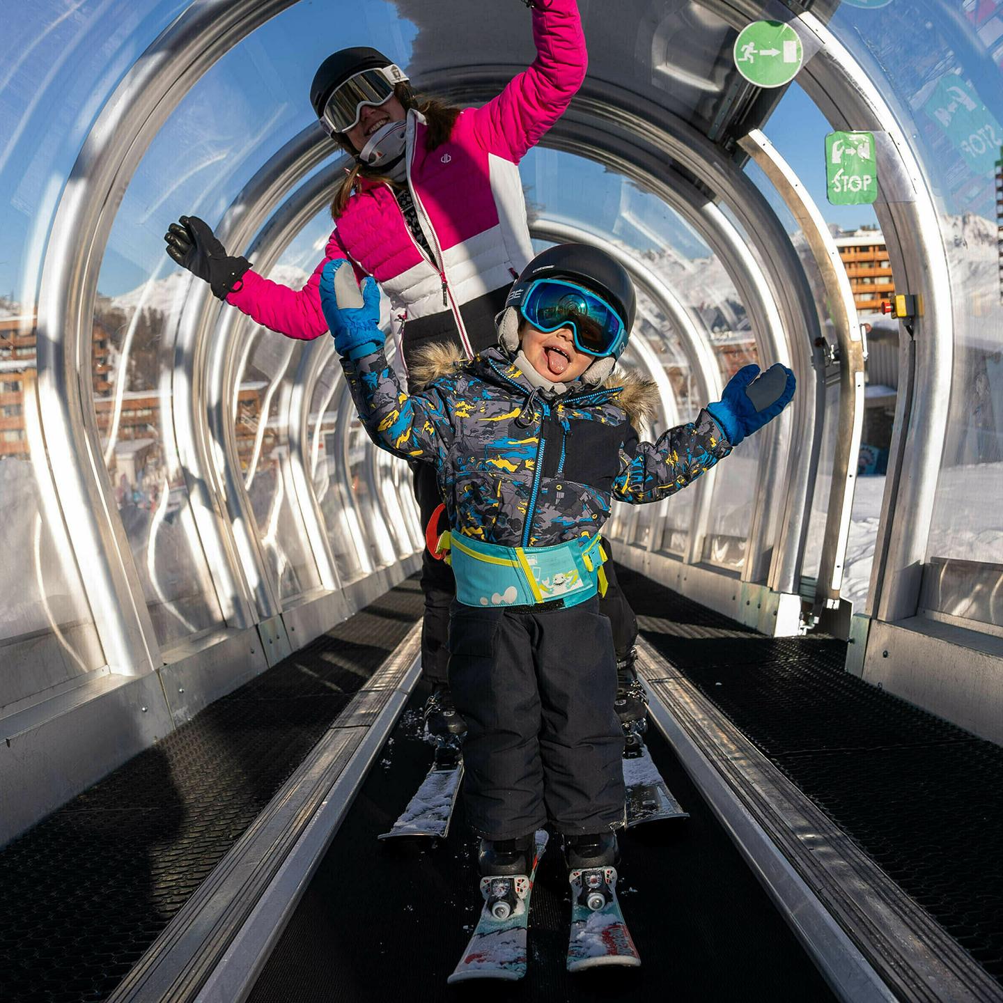 Tunnel des enfants ski