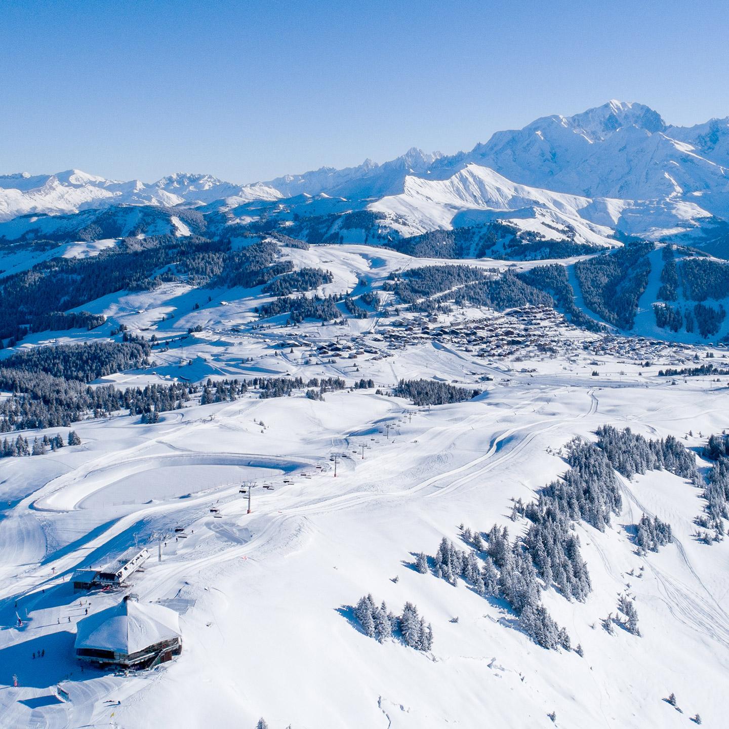 Vue sur les Saisies