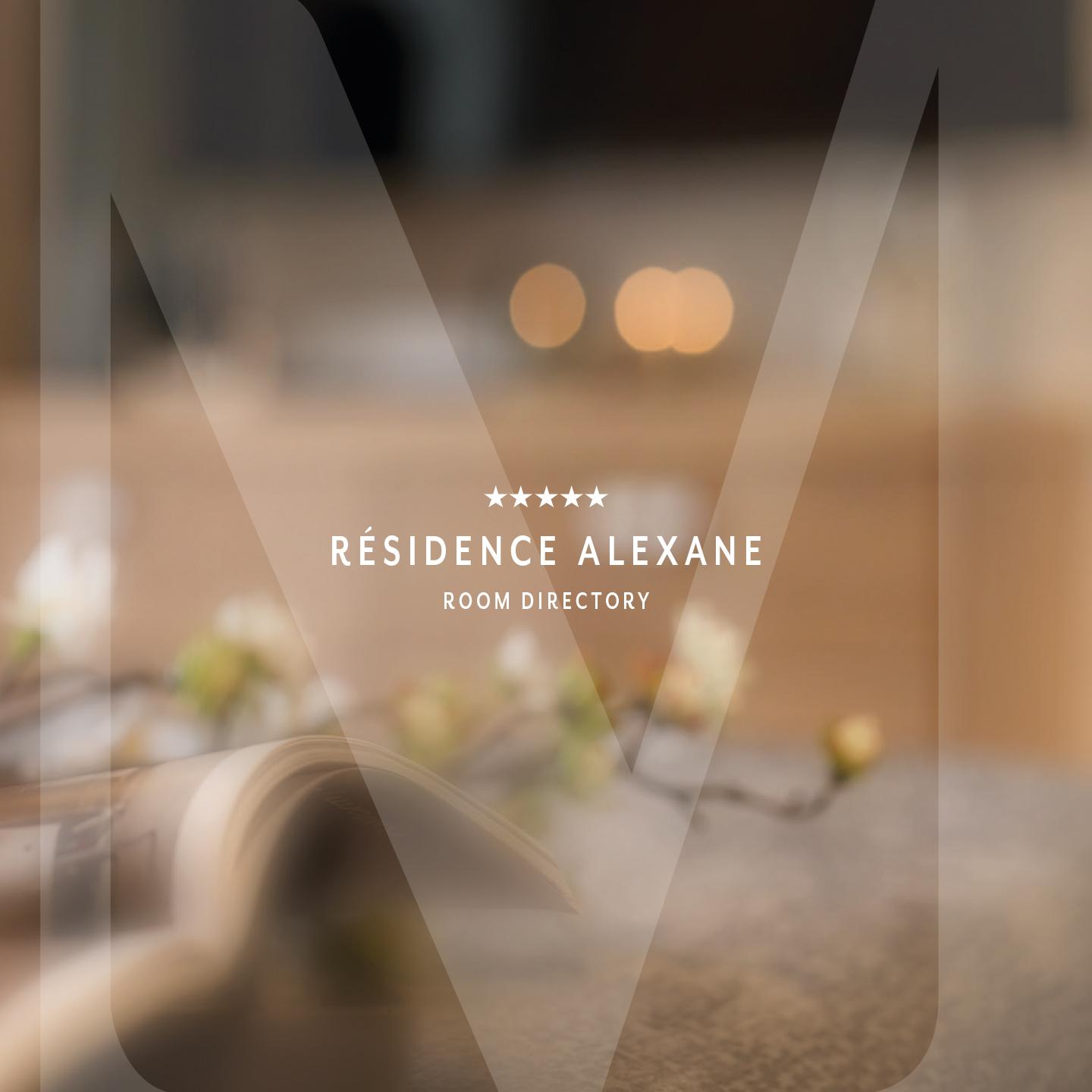 Room directory de la résidence Alexane à Samoëns