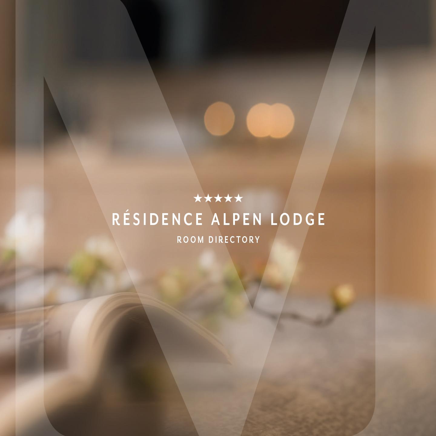 Room directory de la résidence Alpen Lodge à La Rosière