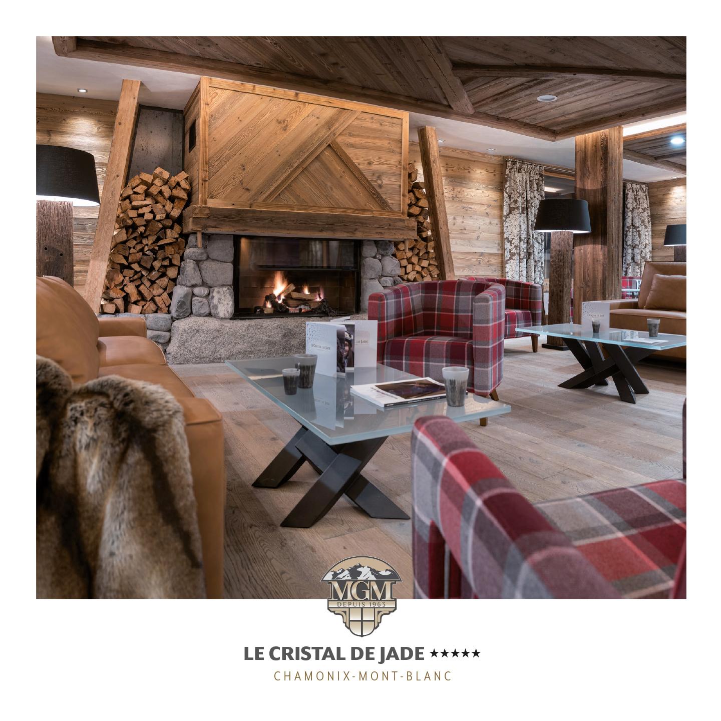 Brochure du Cristal de Jade à Chamonix