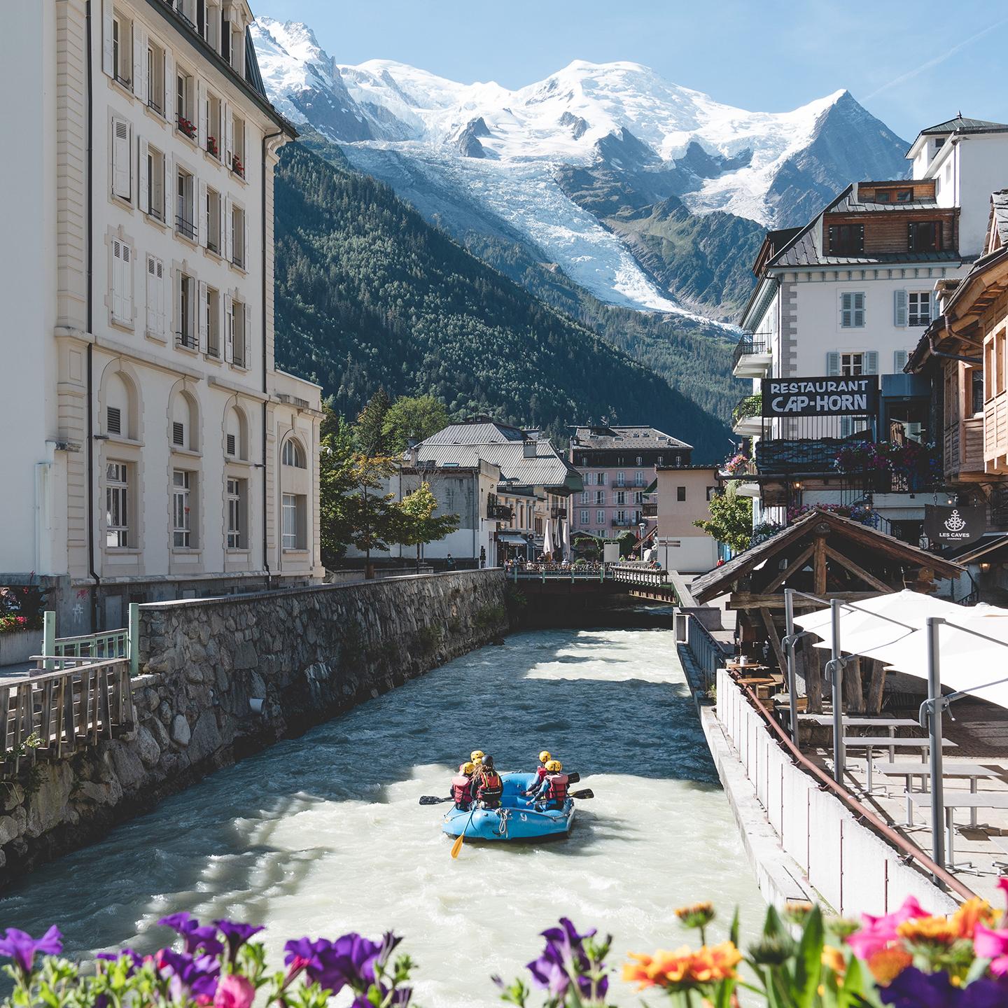 Rafting sur l'Arve à Chamonix - L'été à Chamonix