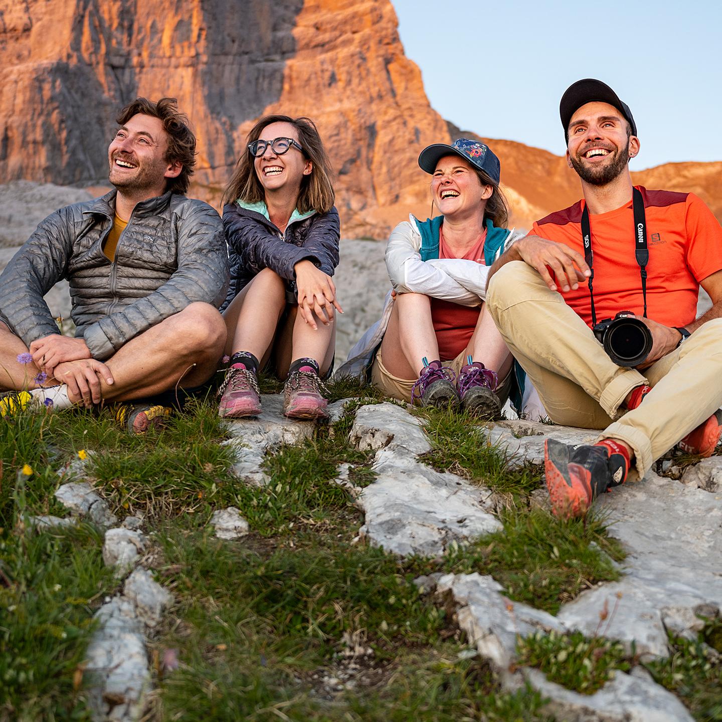 Ferme de Juliette - Le Grand-Bornand - Été - Groupe d'amis