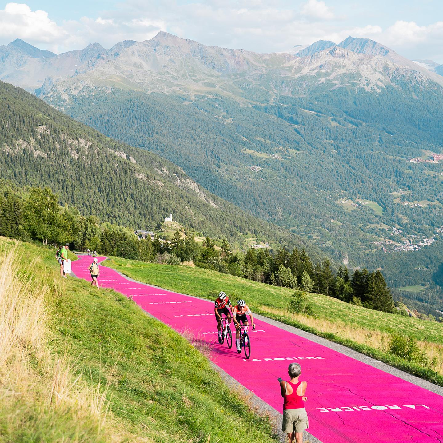 La Rosière - Été - Route Rose