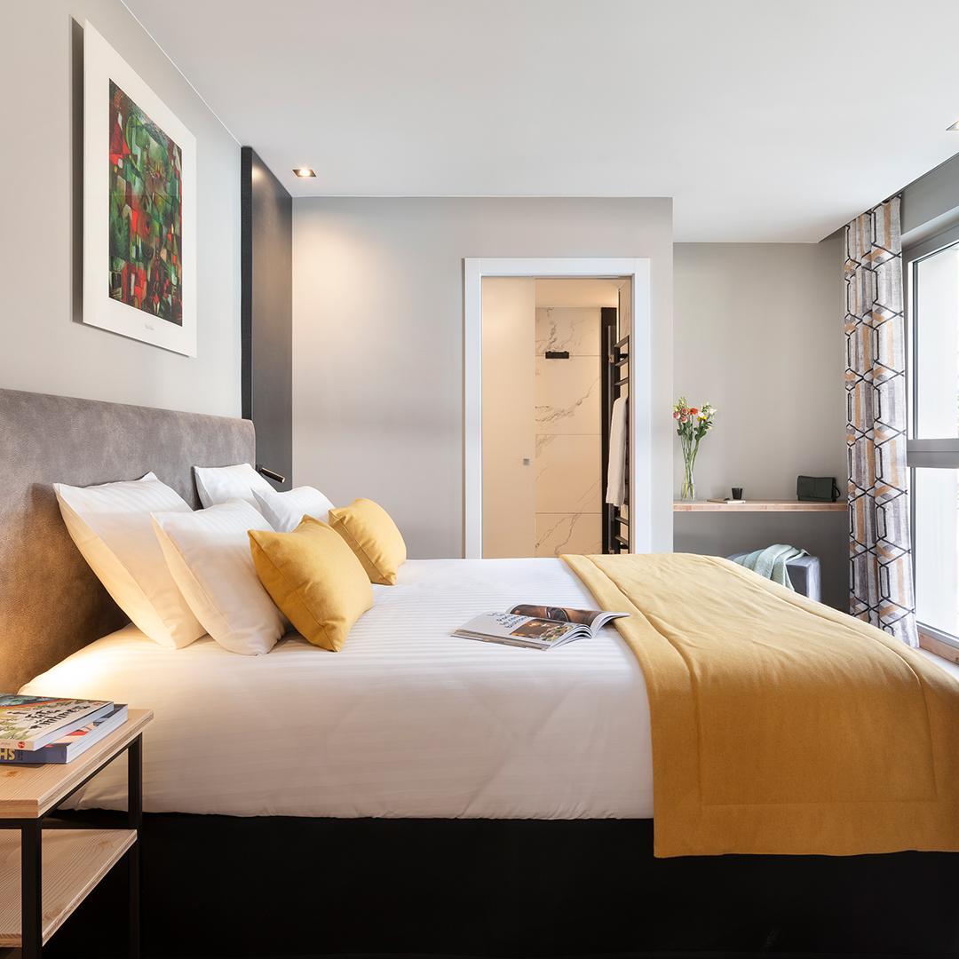 Résidence Alhéna - 4P8 - Chambre ouverte sur salle de bains