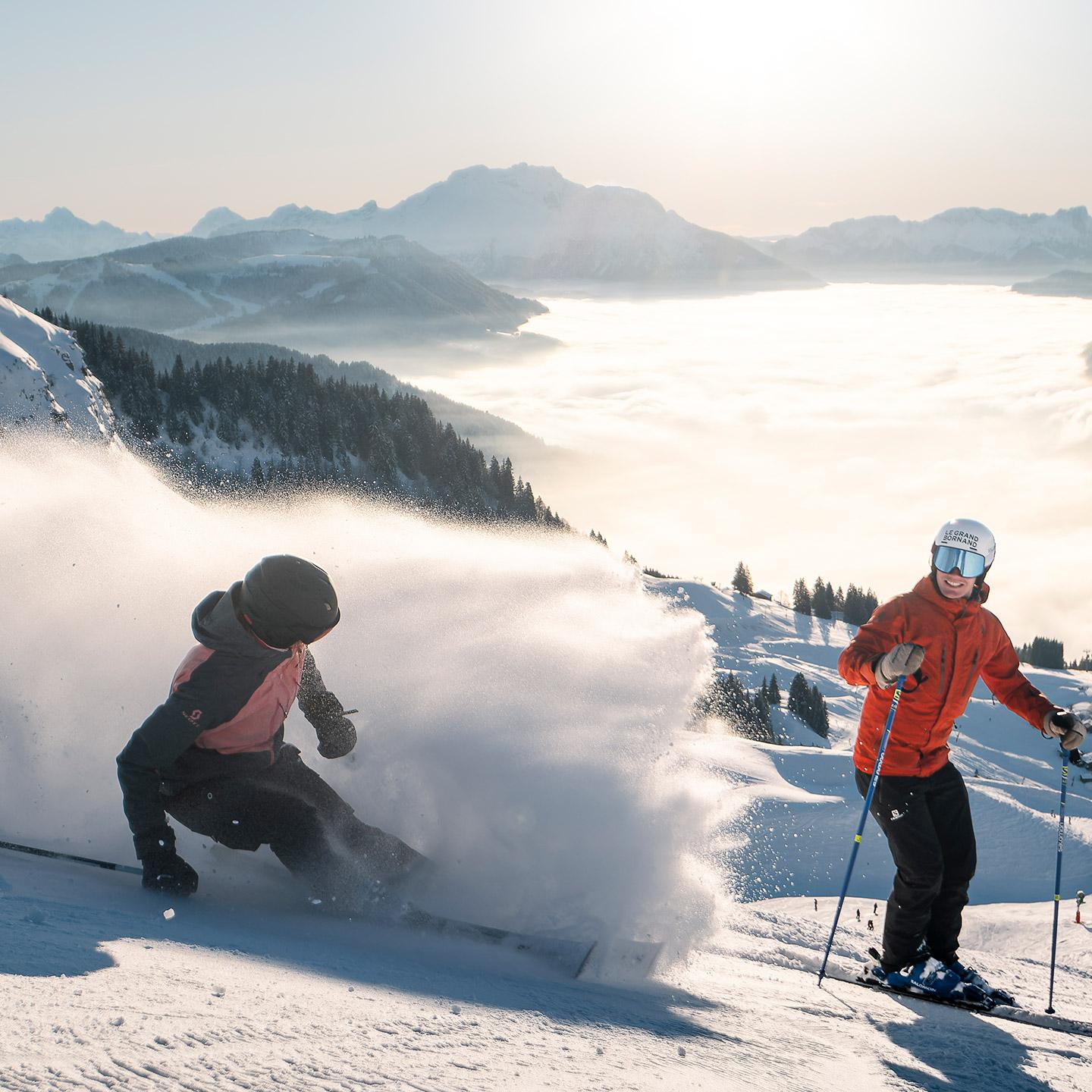 Activité hiver dans les Aravis - Ski