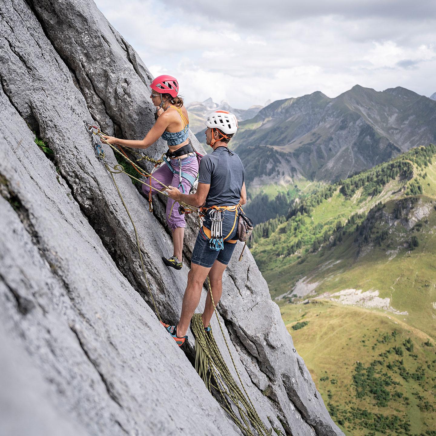 Activité dans les Aravis - Escalade