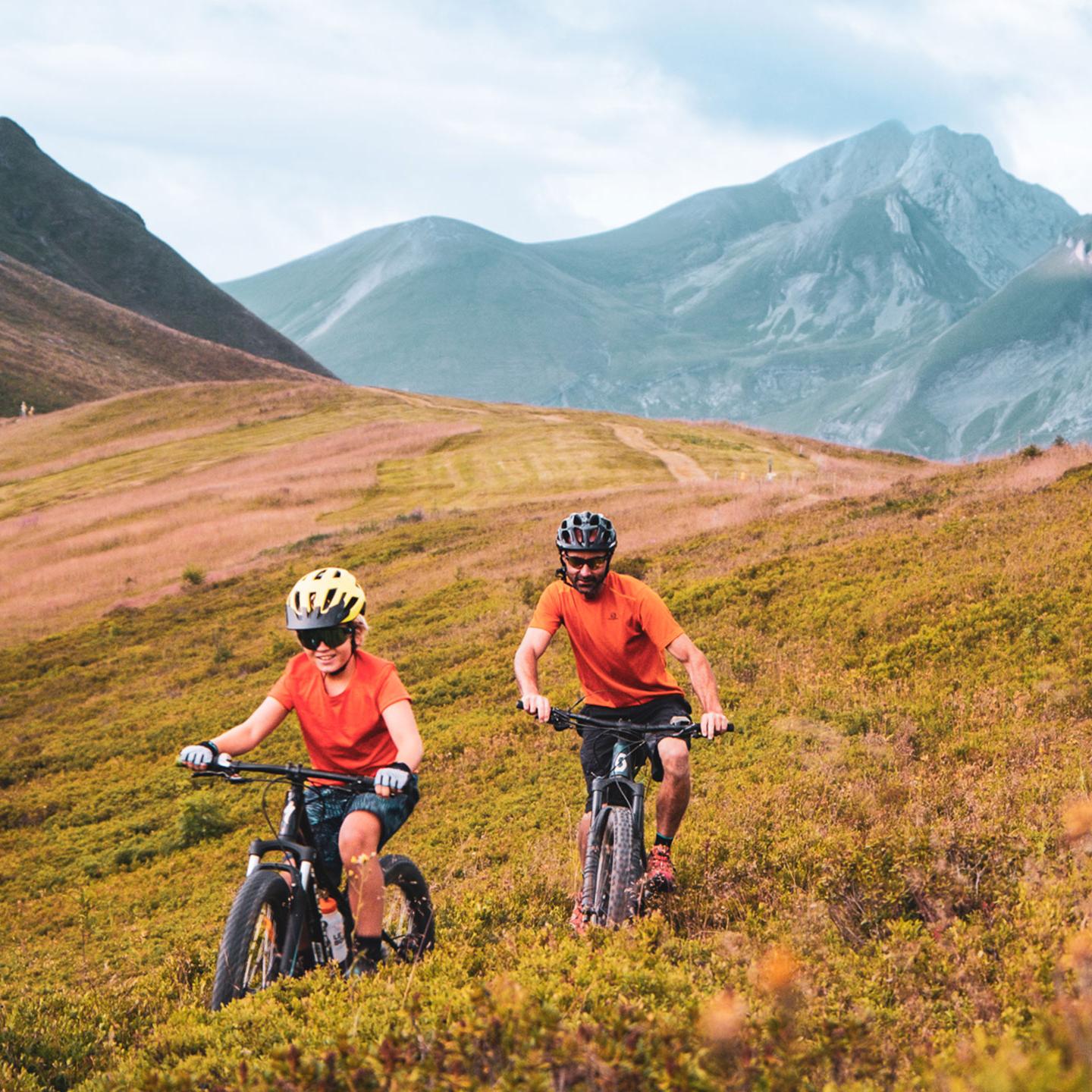 Activité été dans les Aravis - Famille - VTT