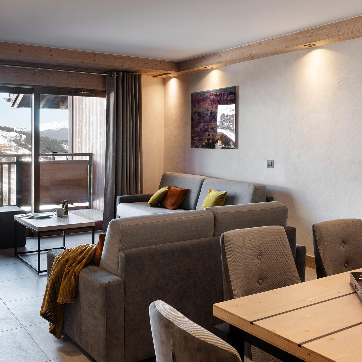 Résidence Akoya - Valmorel - 4P8 Prestige - Pièce à vivre