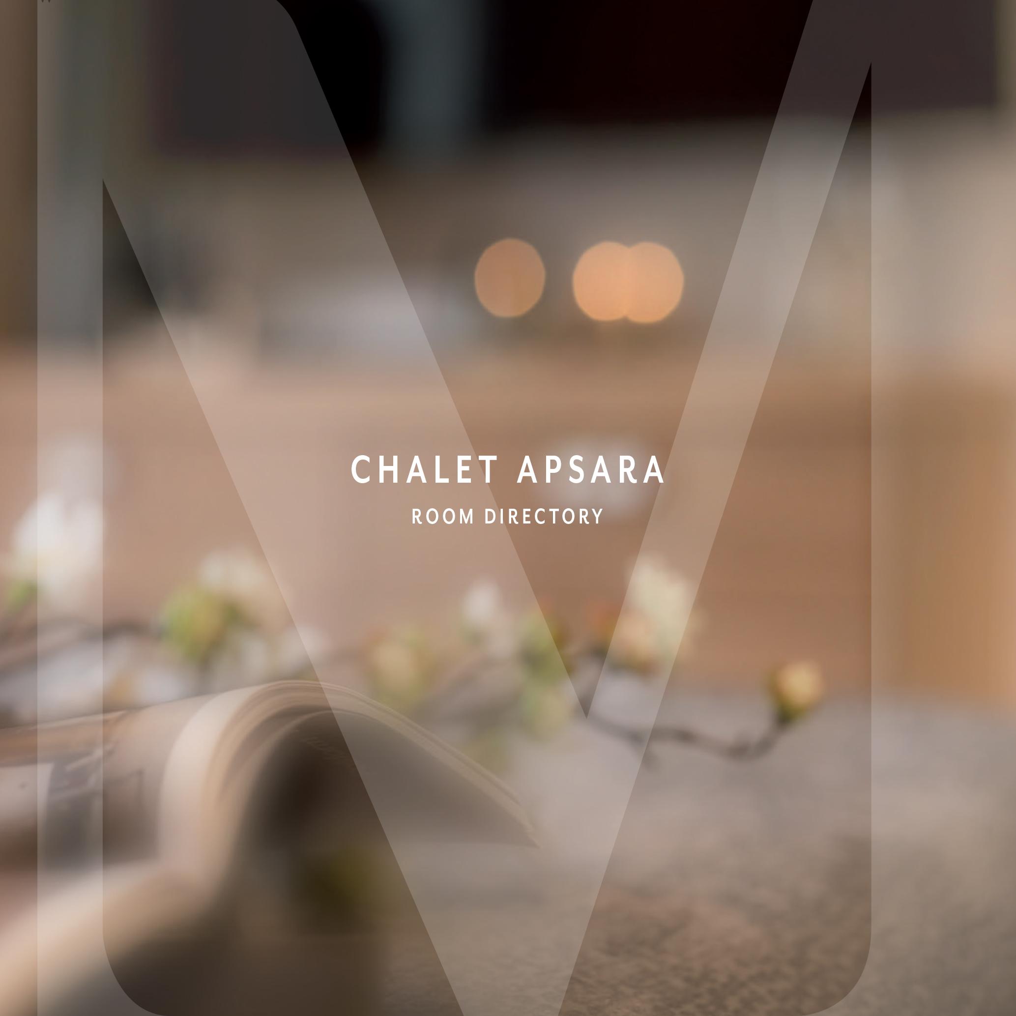 Room directory du Chalet Apsara à Méribel