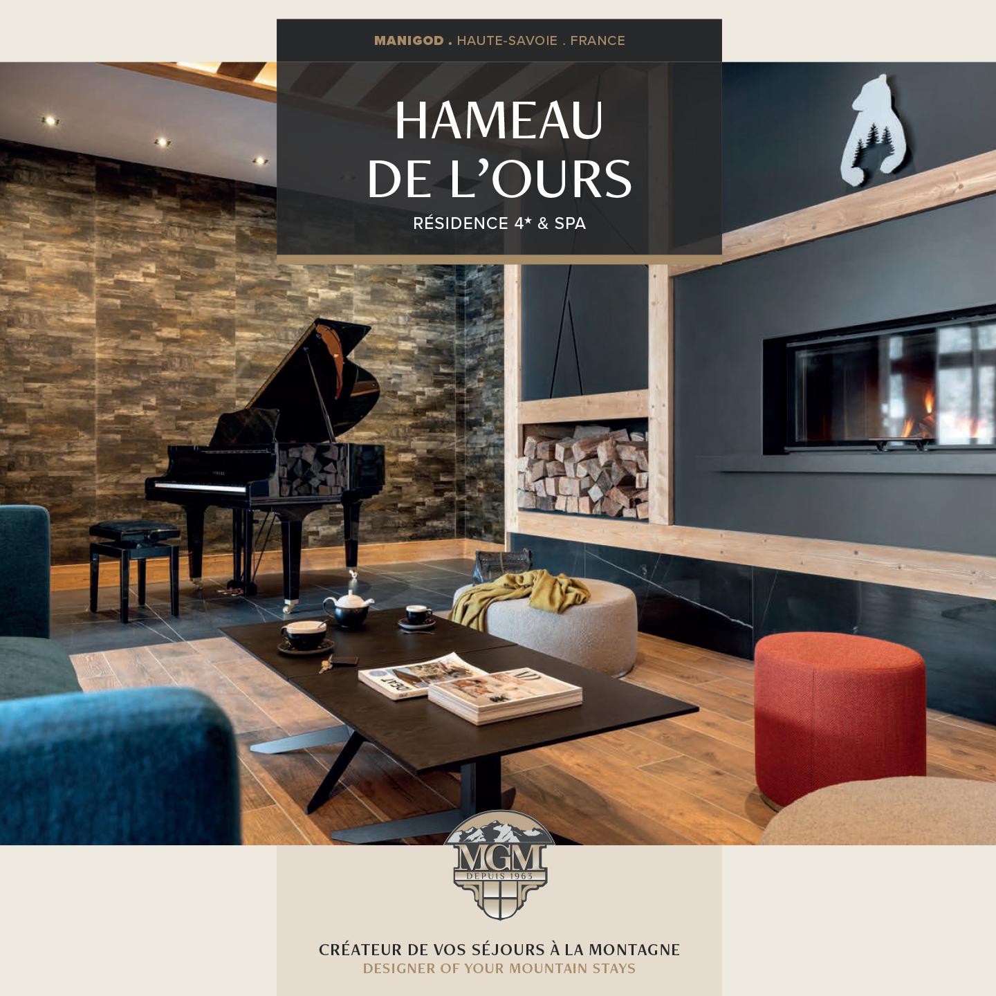 Brochure de la résidence Hameau de l'Ours à Manigod