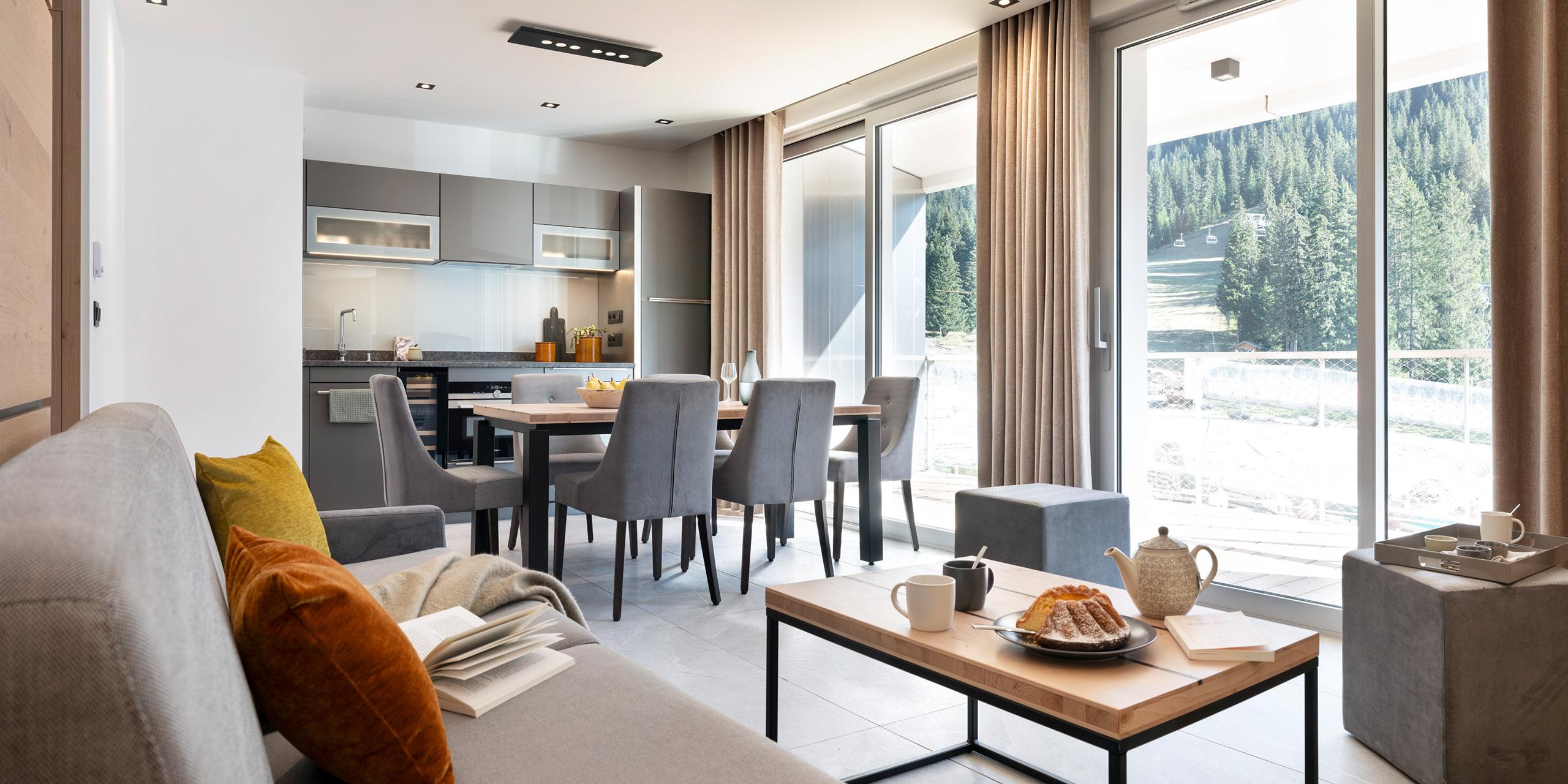 Résidence Alhéna à Flaine - Appartement - Pièce principale