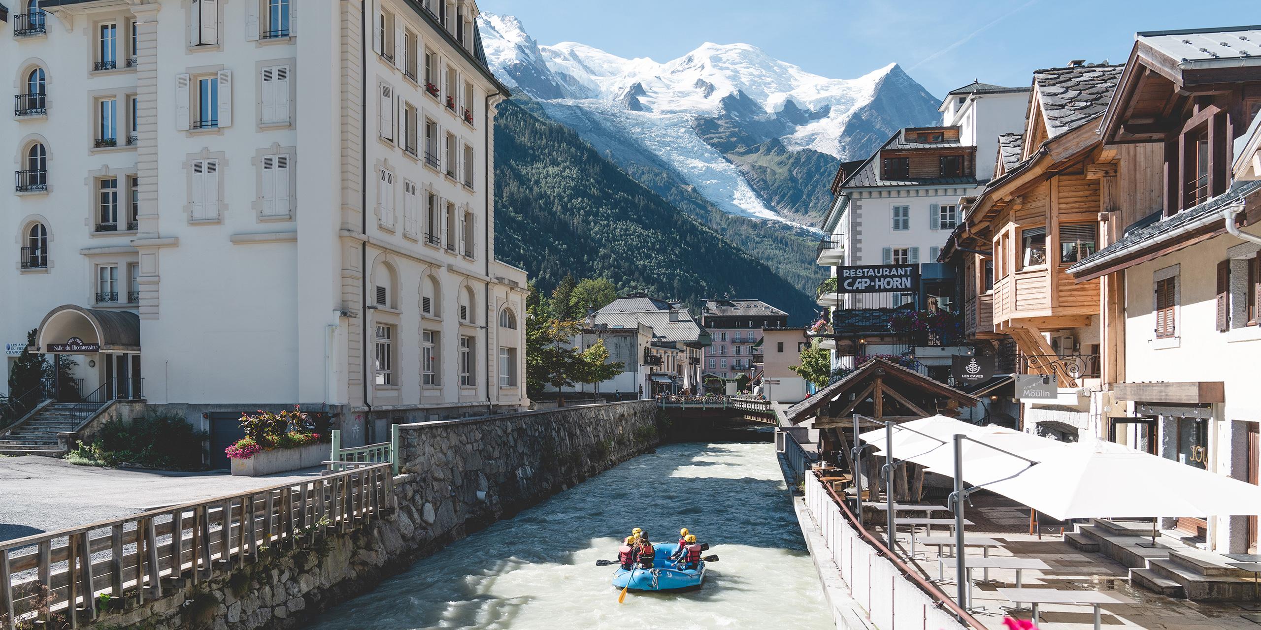 Rafting sur l'Arve à Chamonix - L'été à Chamonix