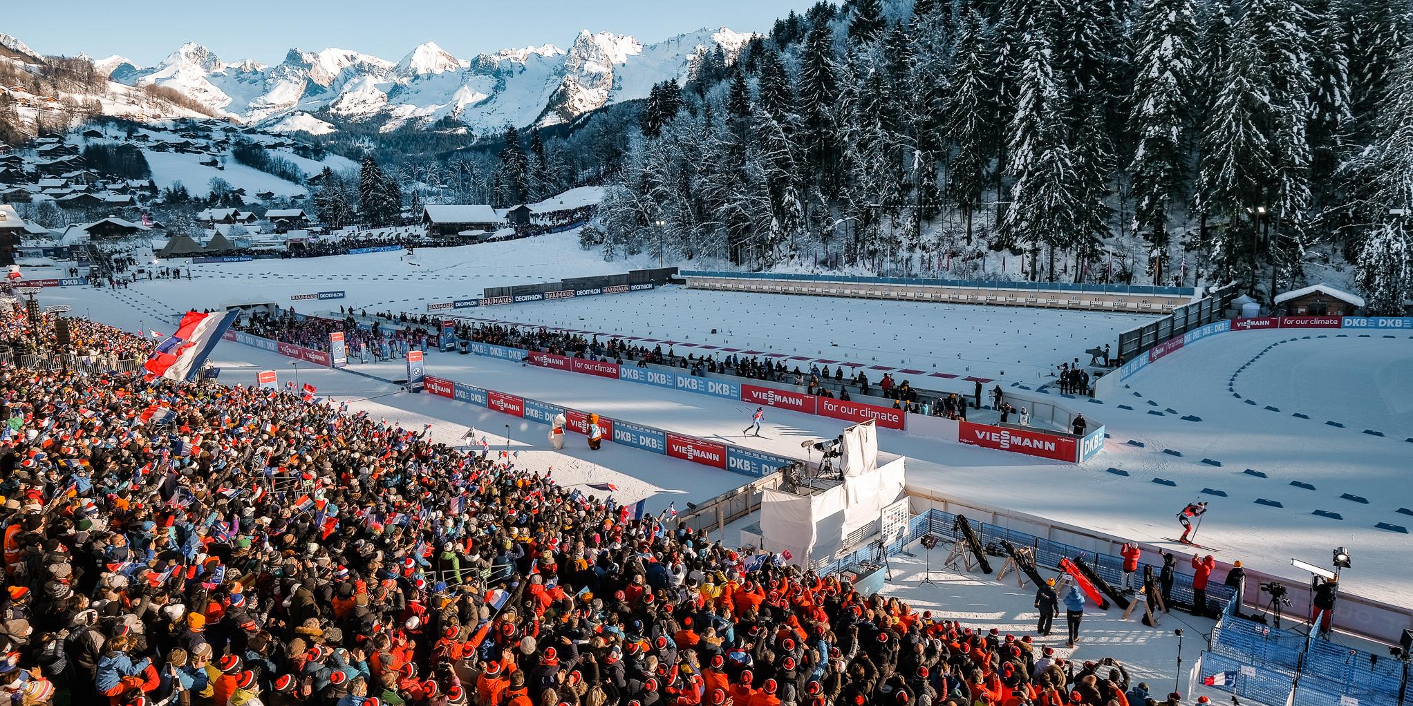 Coupe de Monde de Biathlon - Le Grand-Bornand - Gradins
