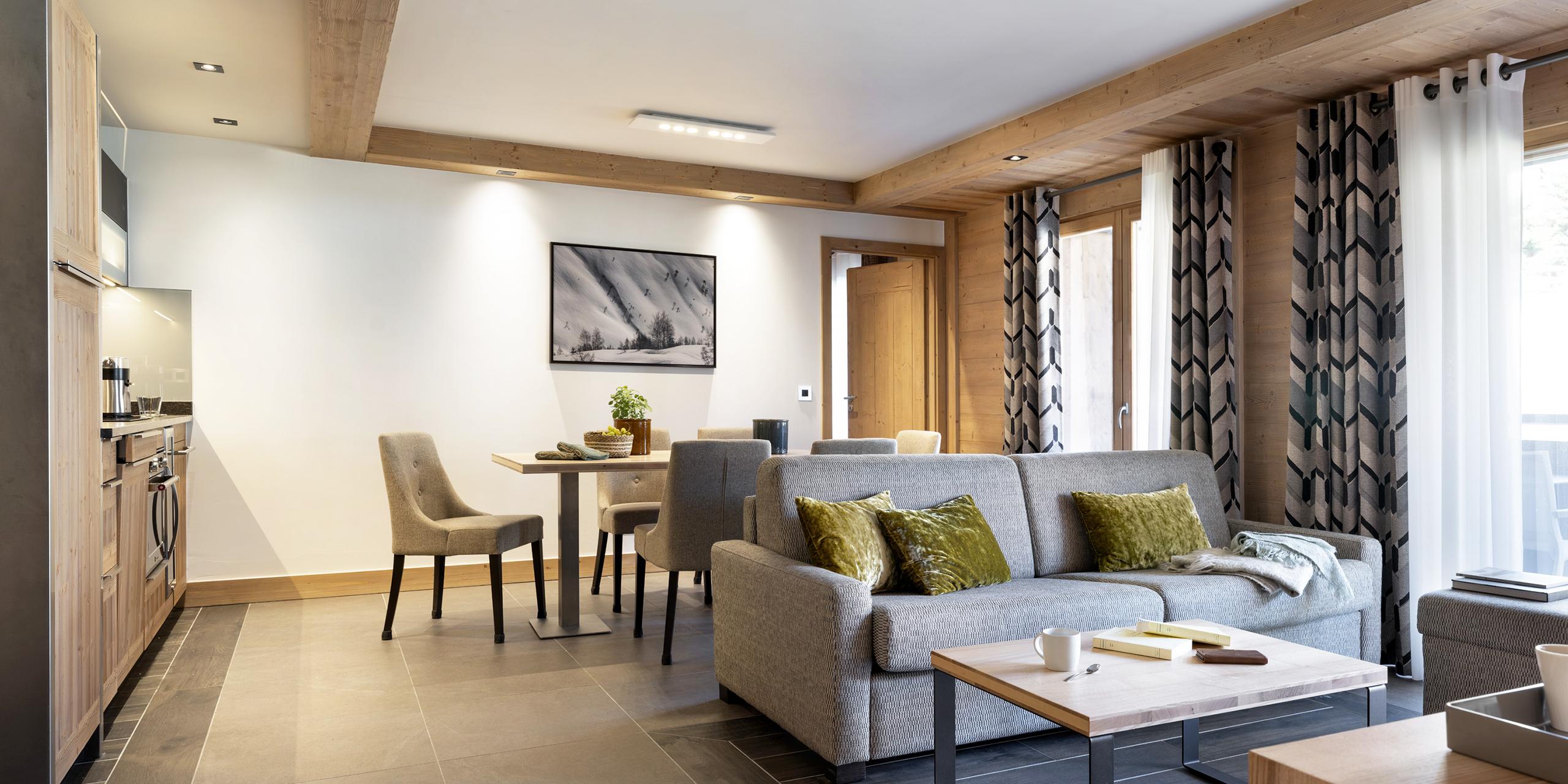Alpen Lodge à La Rosière, appartement en été