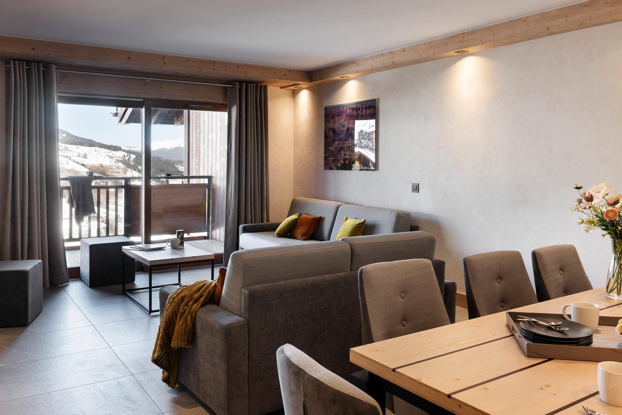 Résidence Akoya - Valmorel - 4P8 Prestige - Pièce à vivre