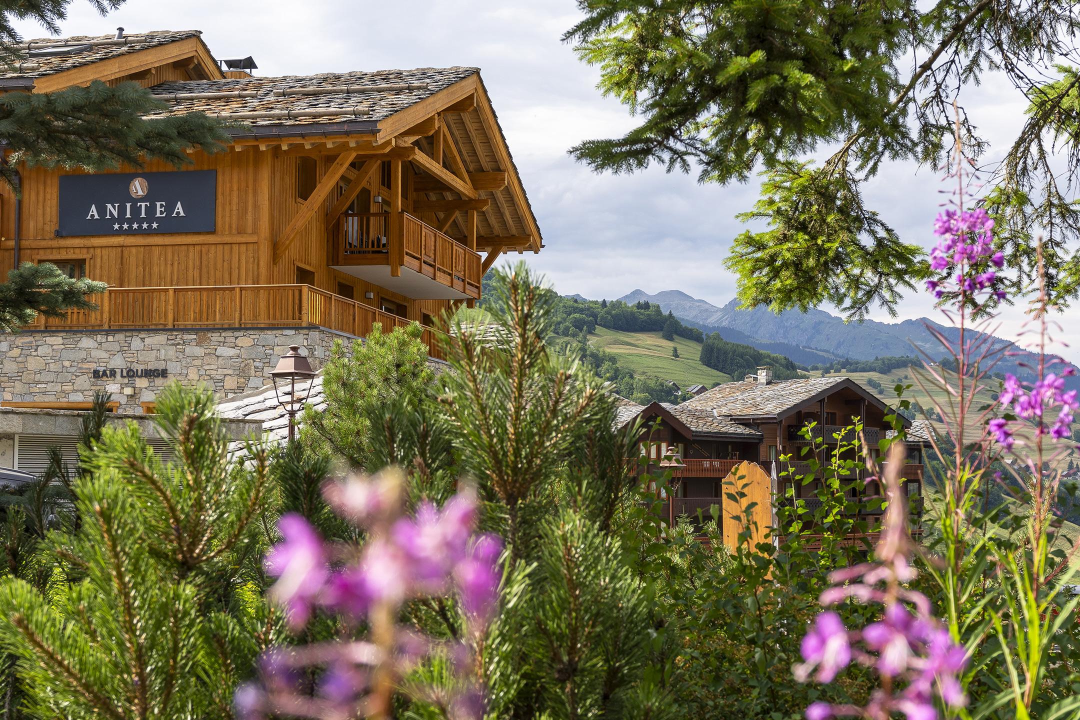 Résidence Anitéa à Valmorel, vue extérieure en été