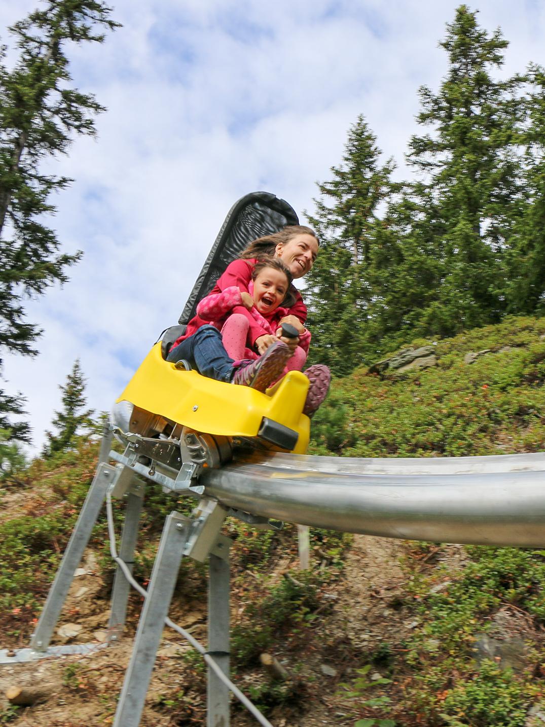 Luge toutes saisons à La Rosière