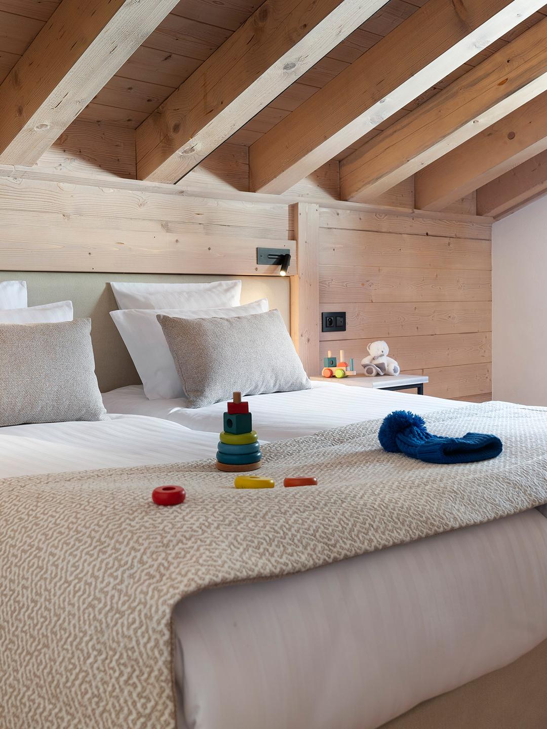 Résidence Akoya - Valmorel - 3P Duplex - Chambre Enfants