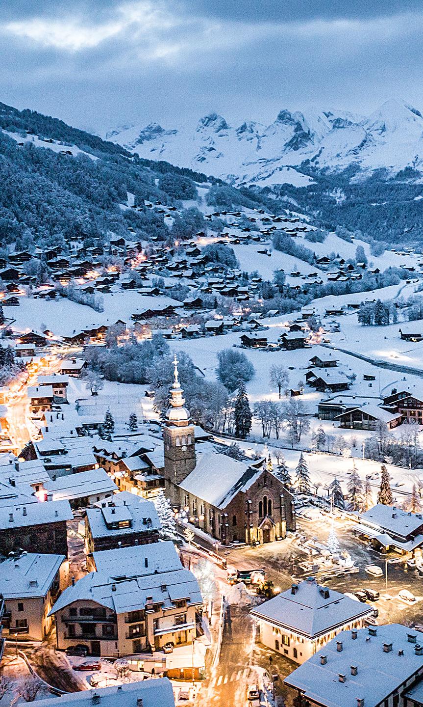 Le Grand-Bornand Village de nuit