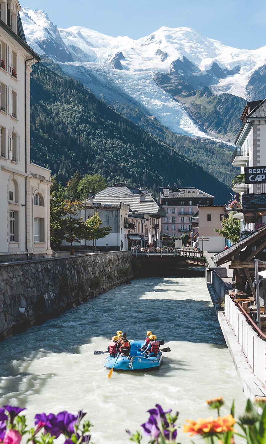 Rafting sur l'Arve à Chamonix - L'été à Chamonix