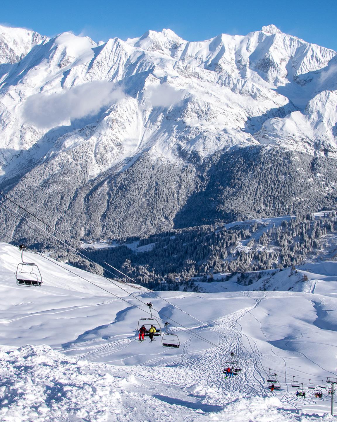 Activité ski de piste - Contamines