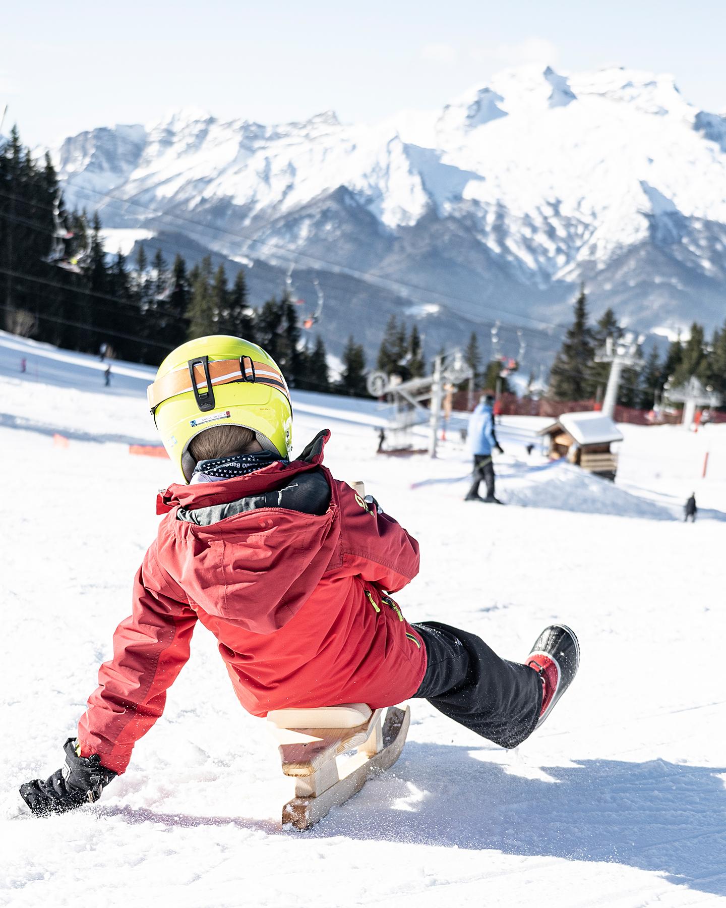 Enfant paret à Manigod