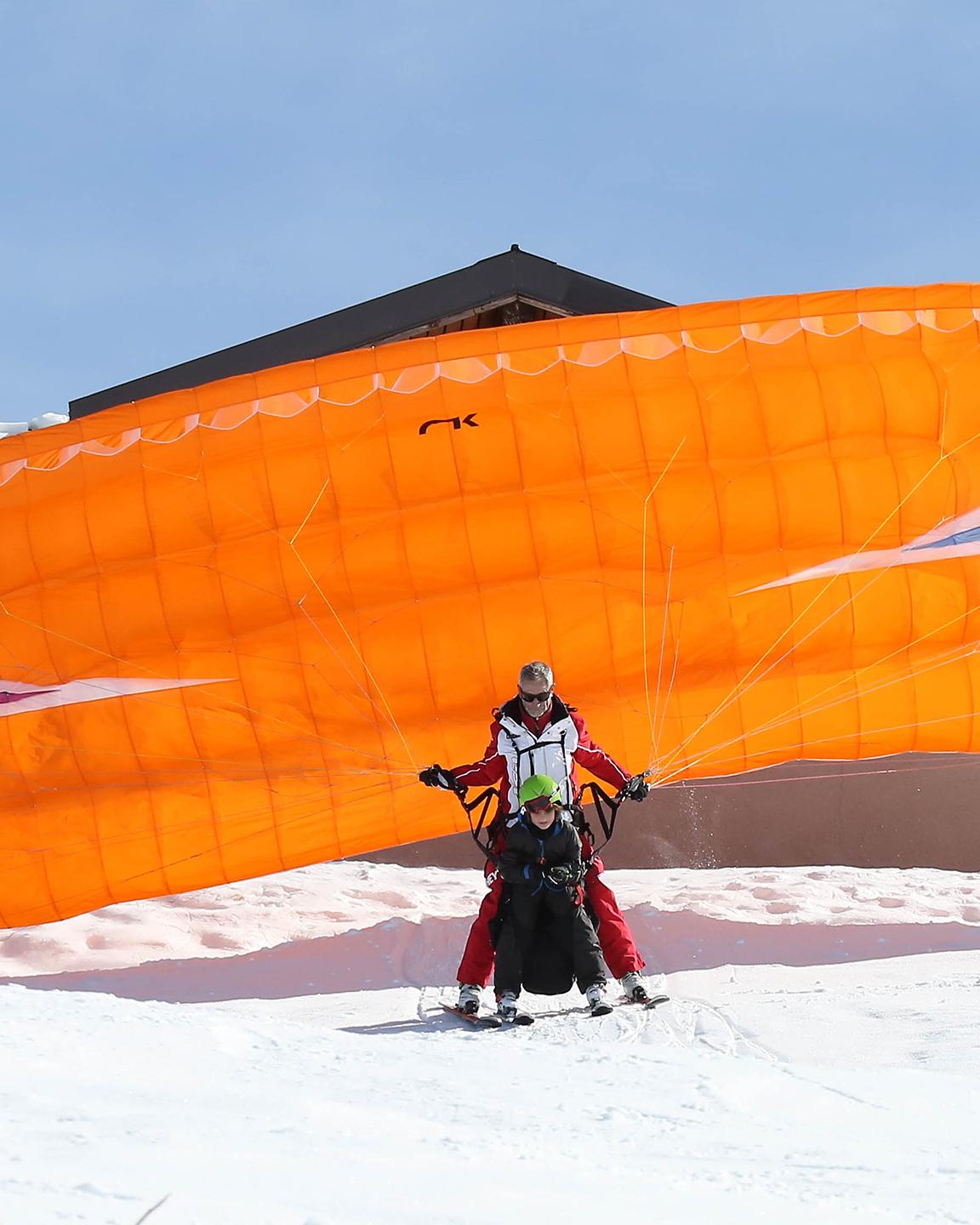 Baptême de parapente à Valmorel 