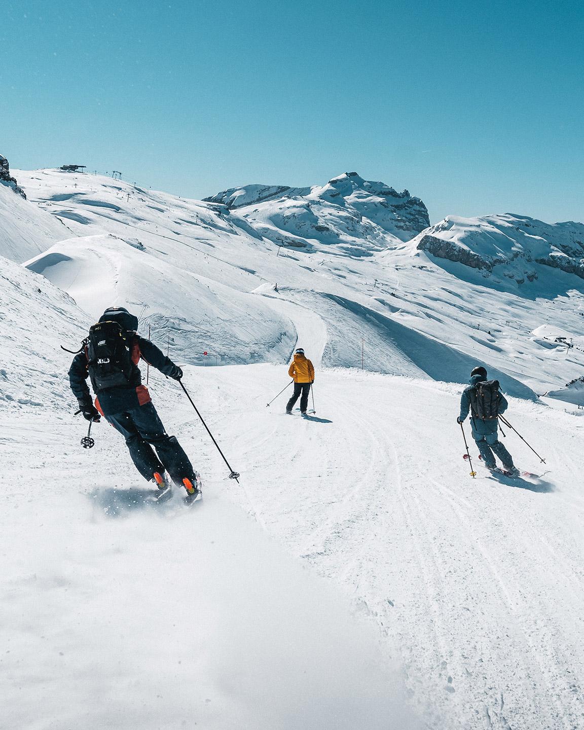 Ski de piste sur le domaine de Flaine