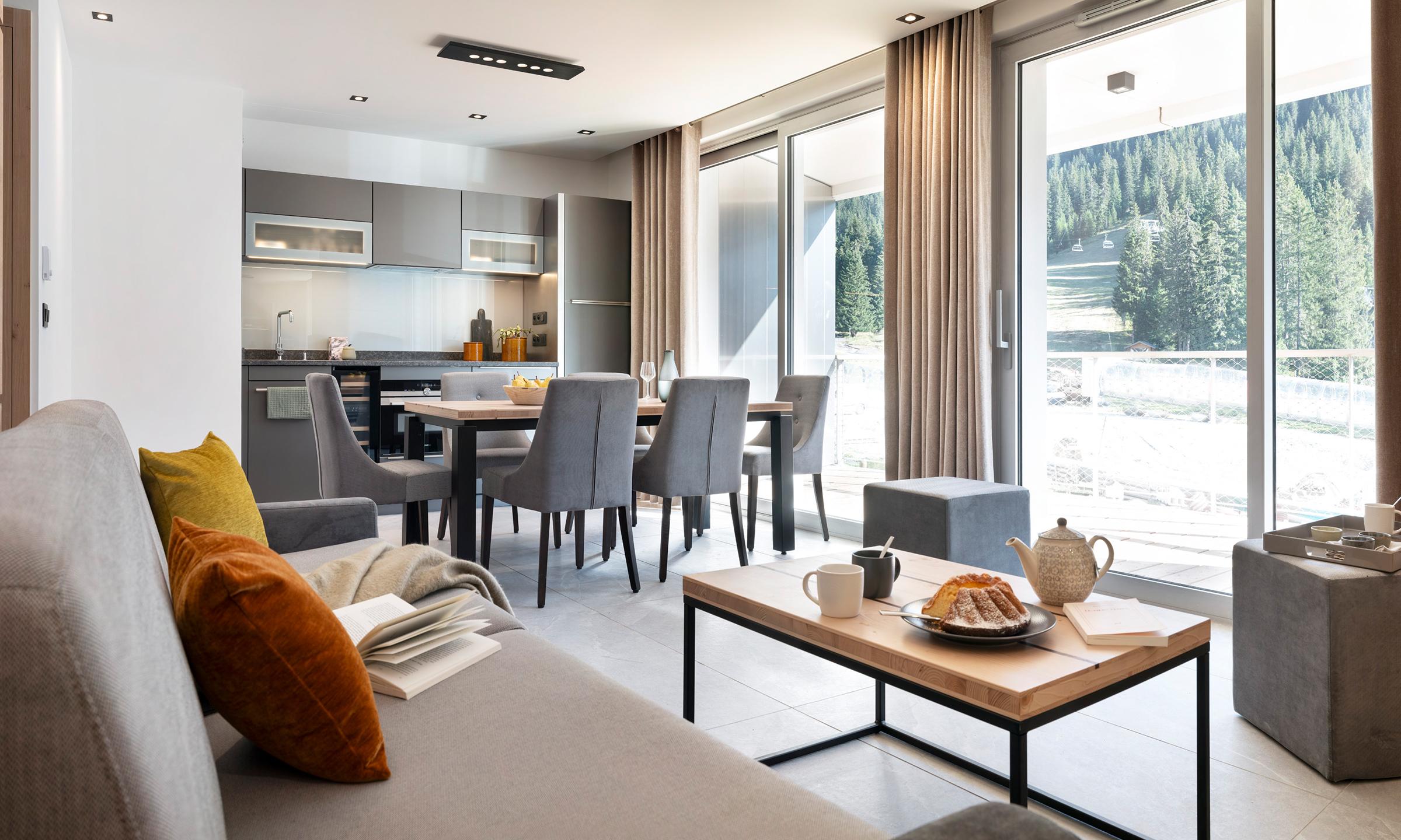 Résidence Alhéna à Flaine - Appartement - Pièce principale