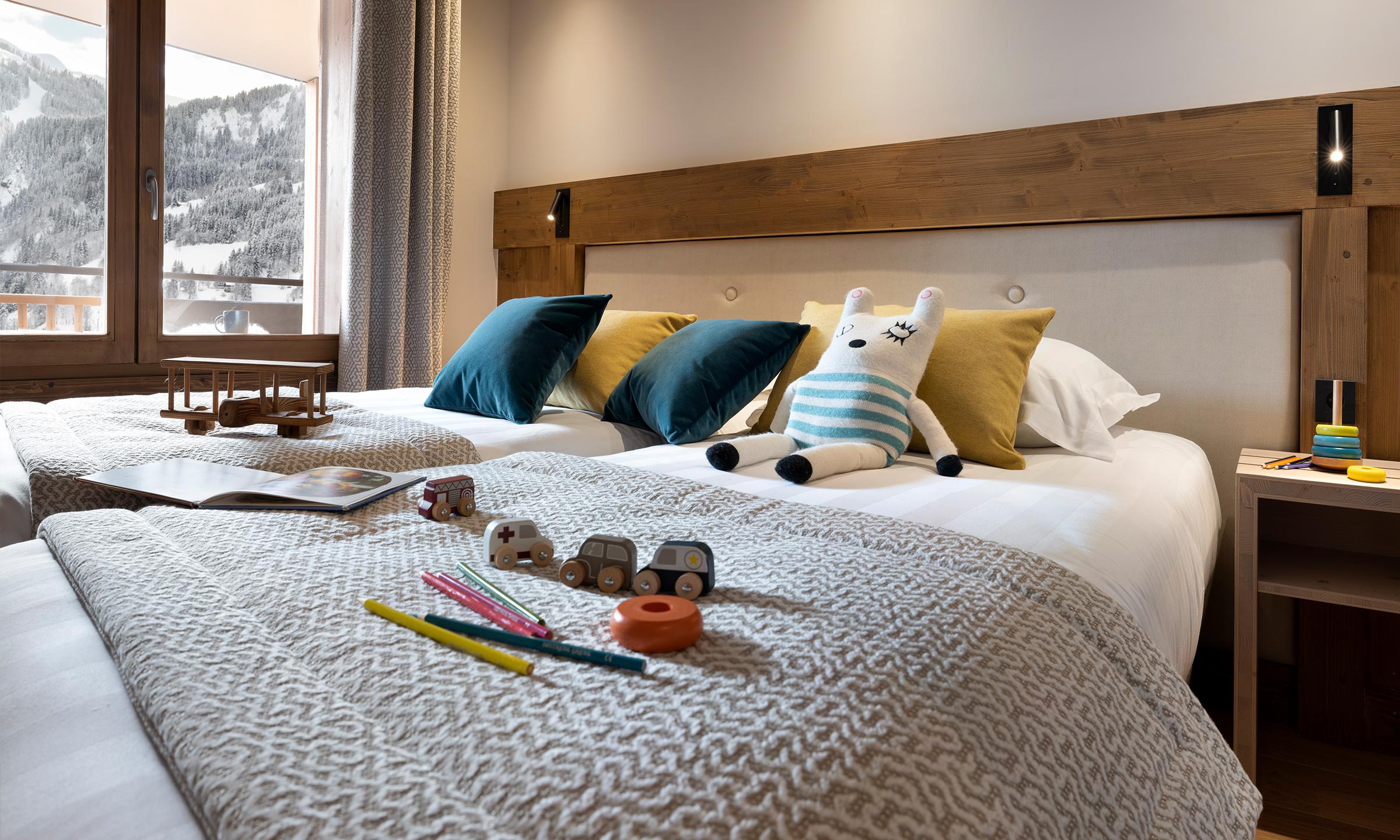 Chambre et suite enfants - Les Contamines-Montjoie - Chalets Làska
