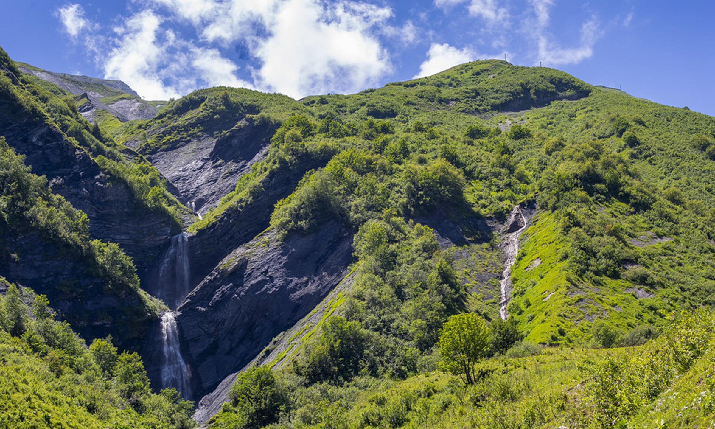 Cascades du Moel à Valmorel