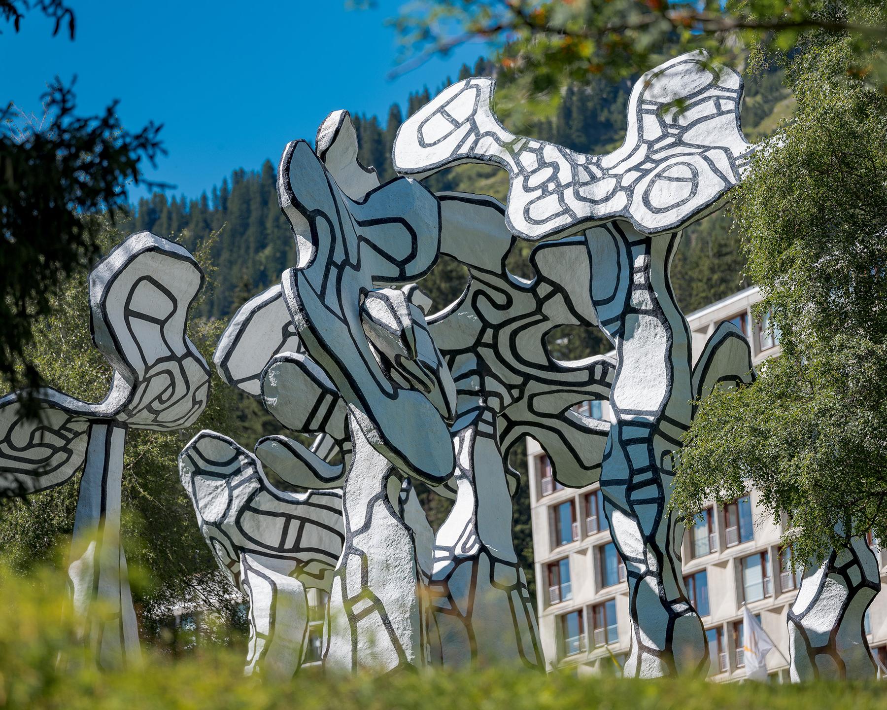 Le Boqueteau des 7 arbres de Jean Dubuffet 