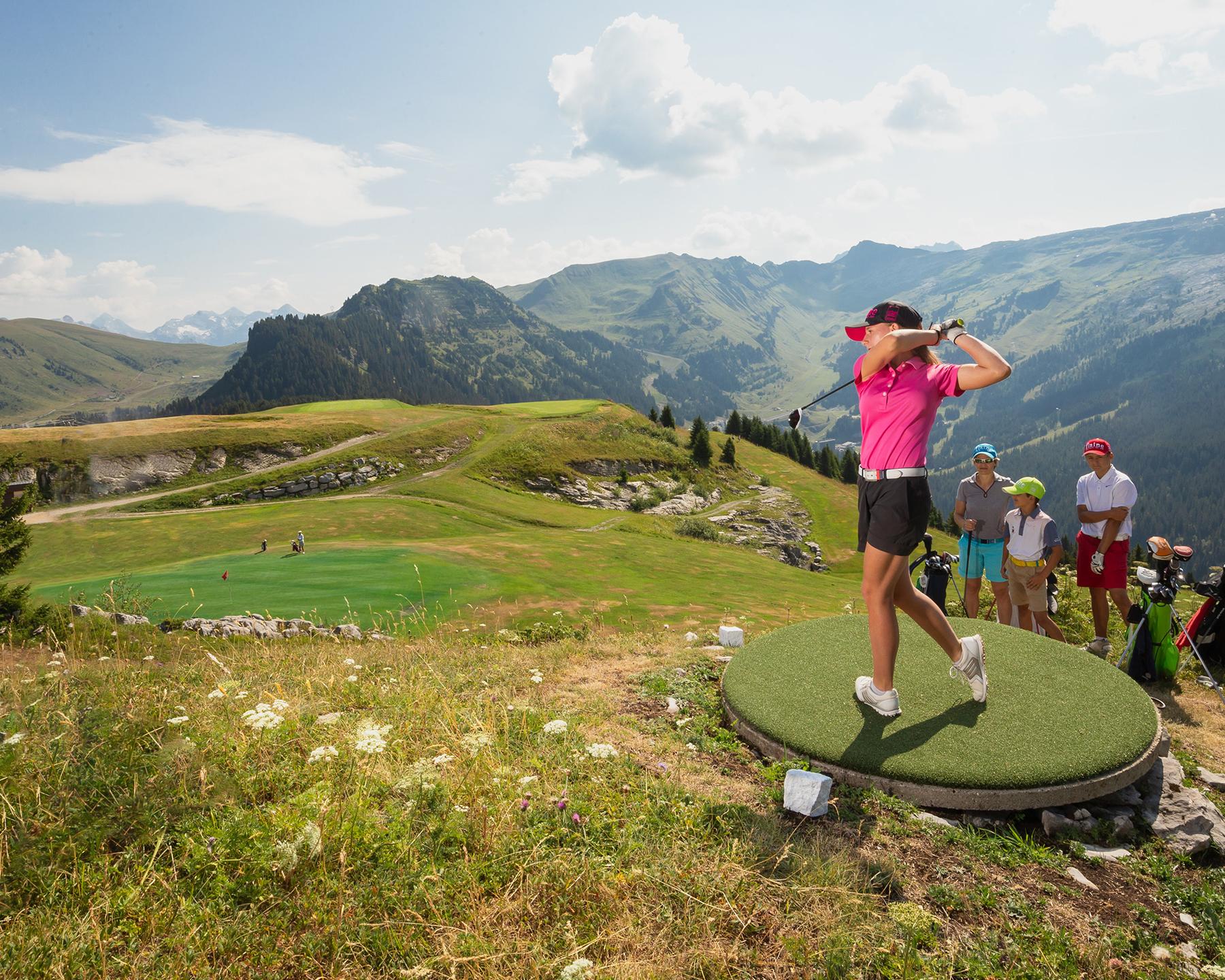 Golf Flaine, l'un des plus haut d'Europe