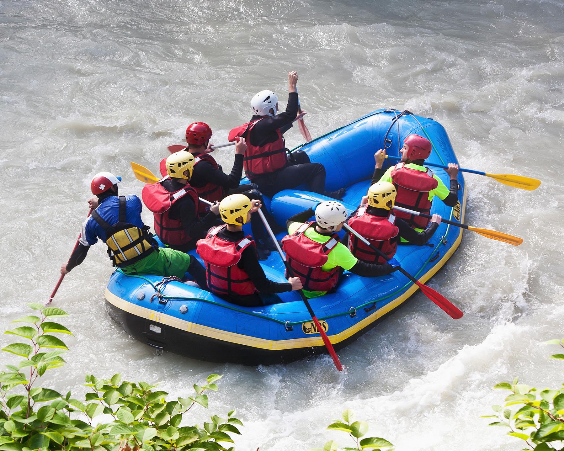 Journée rafting à Valmorel