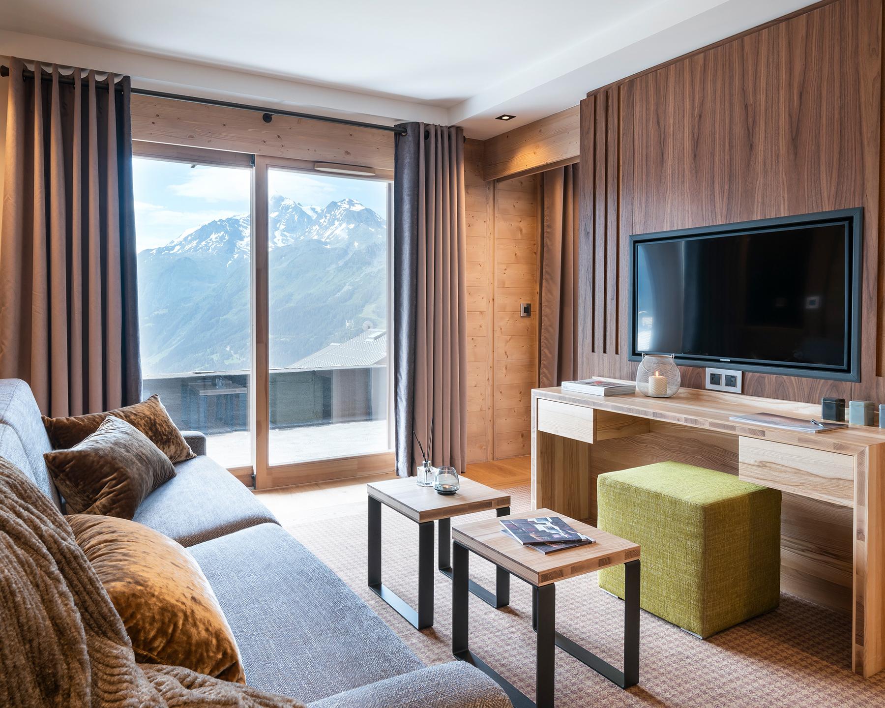 Une suite de l'hôtel et résidence Alpen Lodge à La Rosière