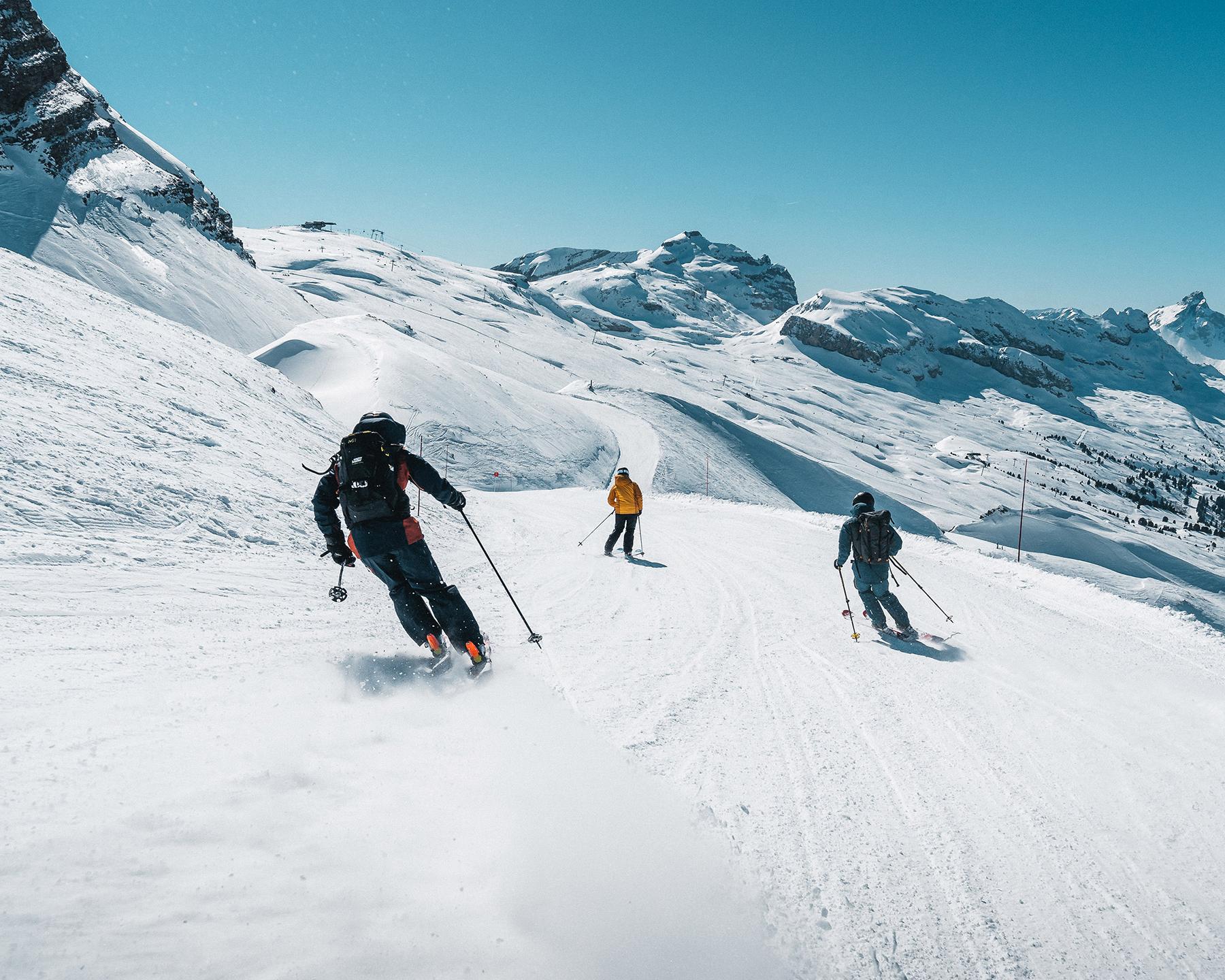 Ski de piste sur le domaine de Flaine