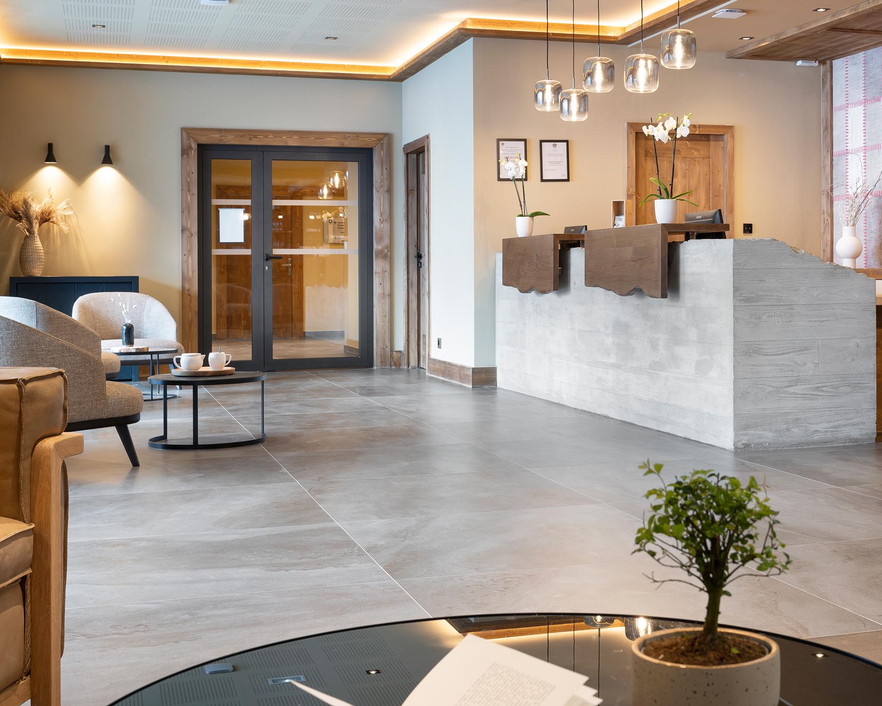 La réception des Chalets de Joy au Grand-Bornand