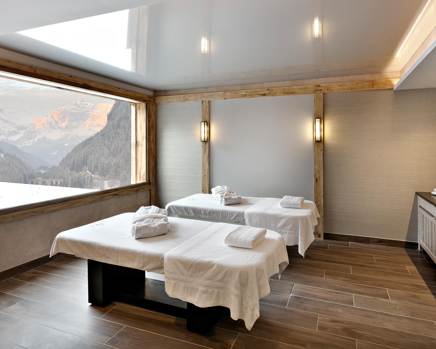 Les salles de soins des Chalets Elena aux Houches