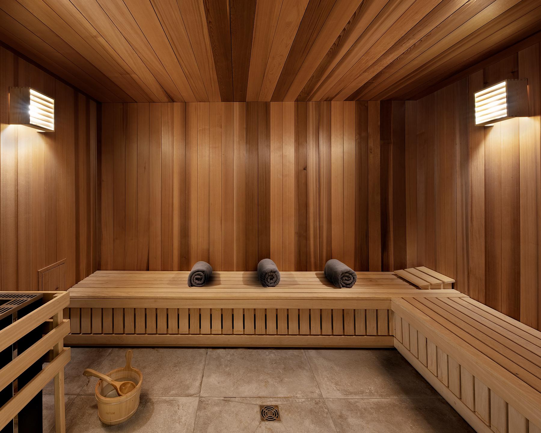 Sauna de l'hôtel et résidence Alexane à Samoëns