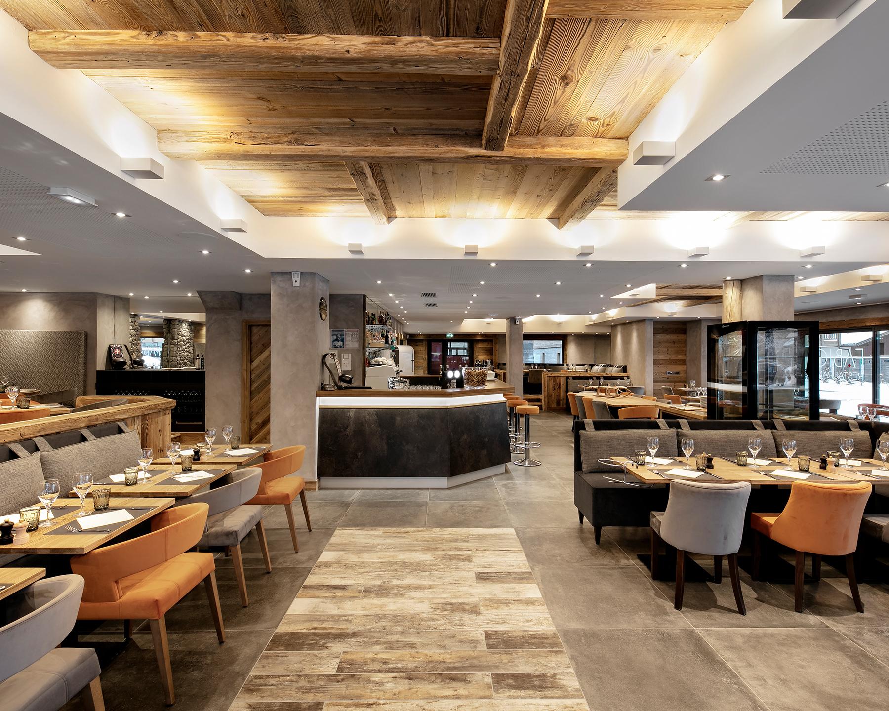 Le Fabio restaurant à l'hôtel et résidence Alexane à Samoëns