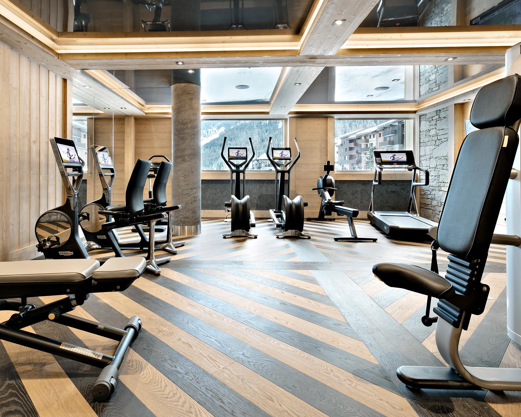 La salle fitness de la résidence Anitéa à Valmorel