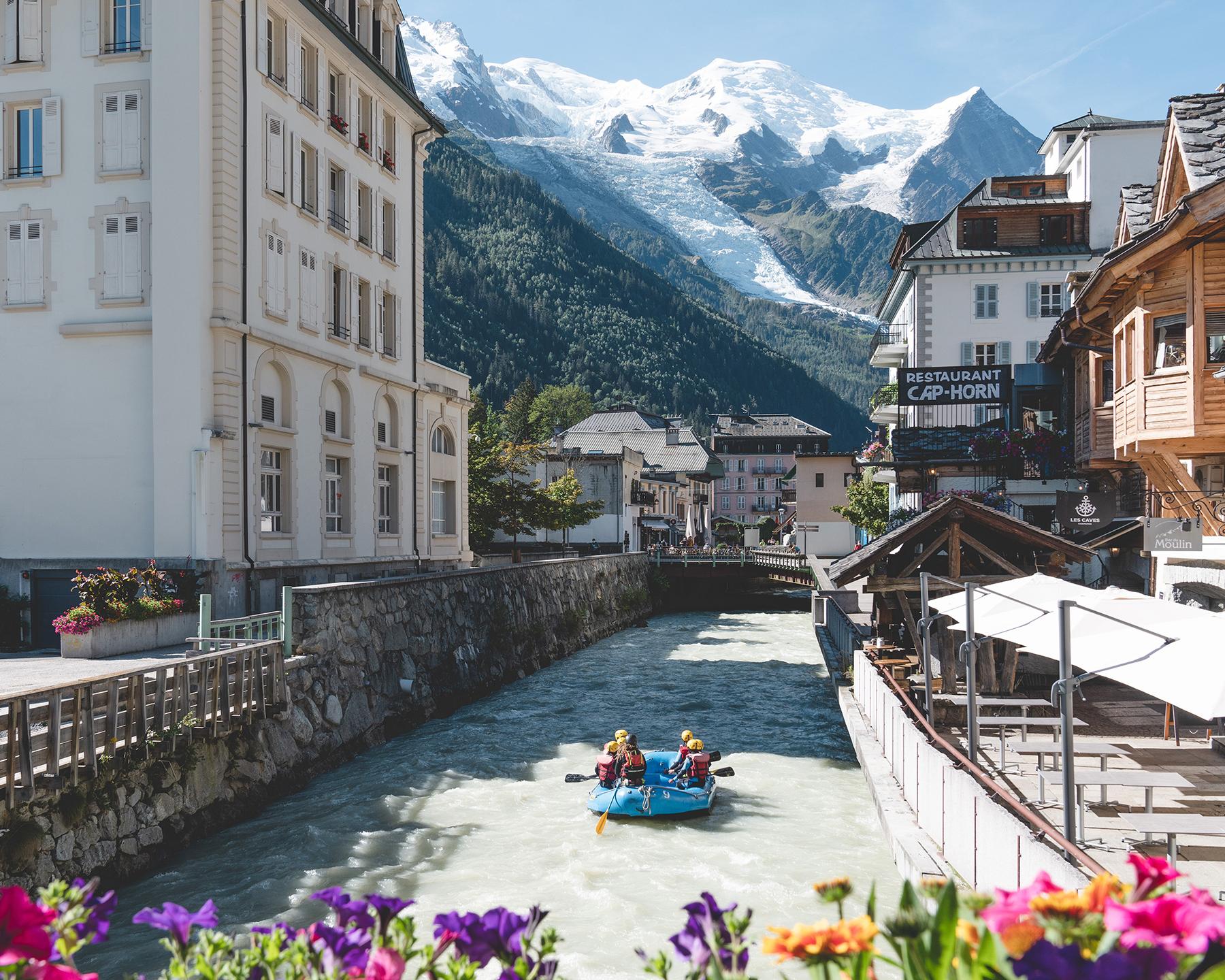 Rafting sur l'Arve à Chamonix - L'été à Chamonix