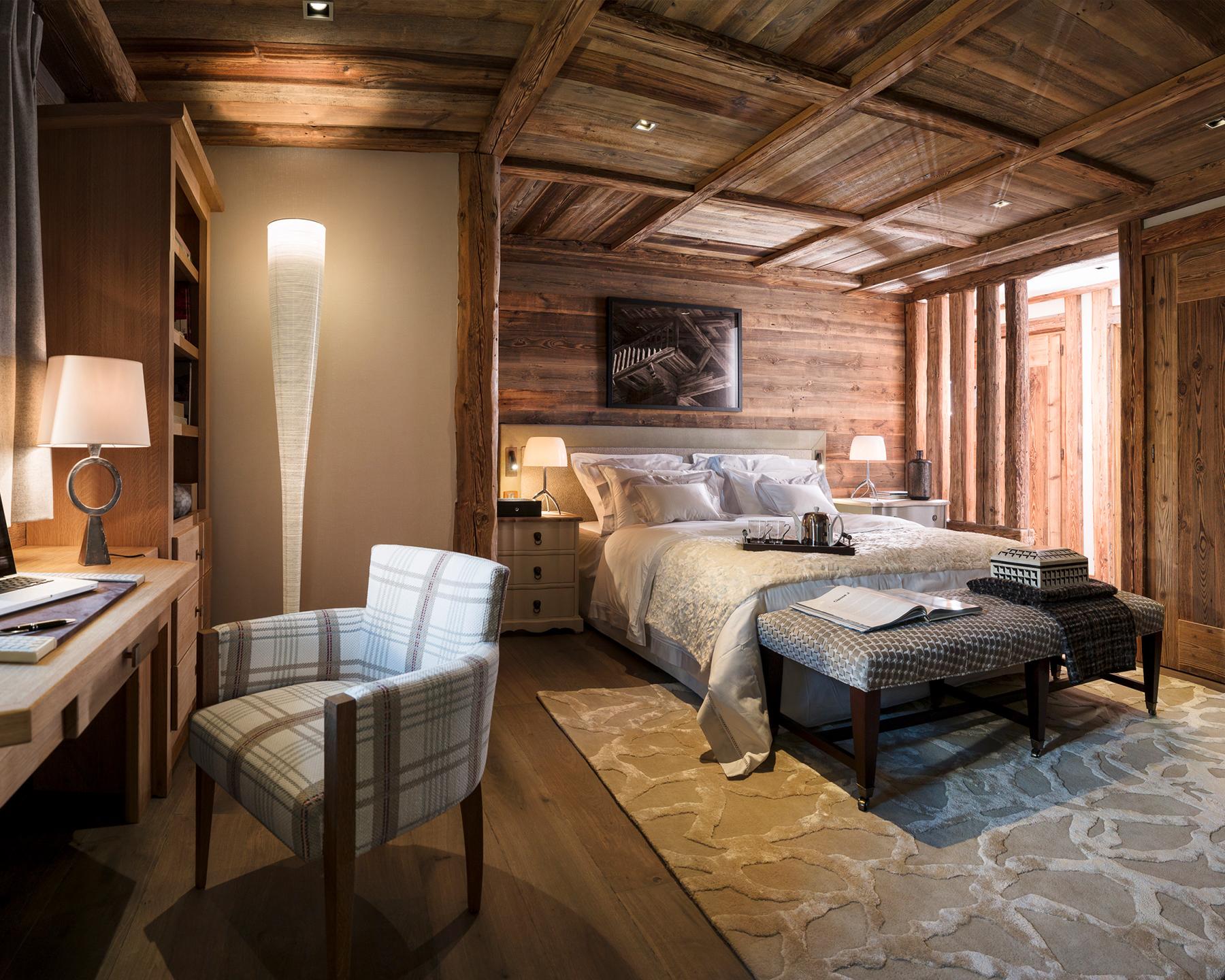 La Ferme de Juliette - Le Grand-Bornand - Chambre avec coin bureau