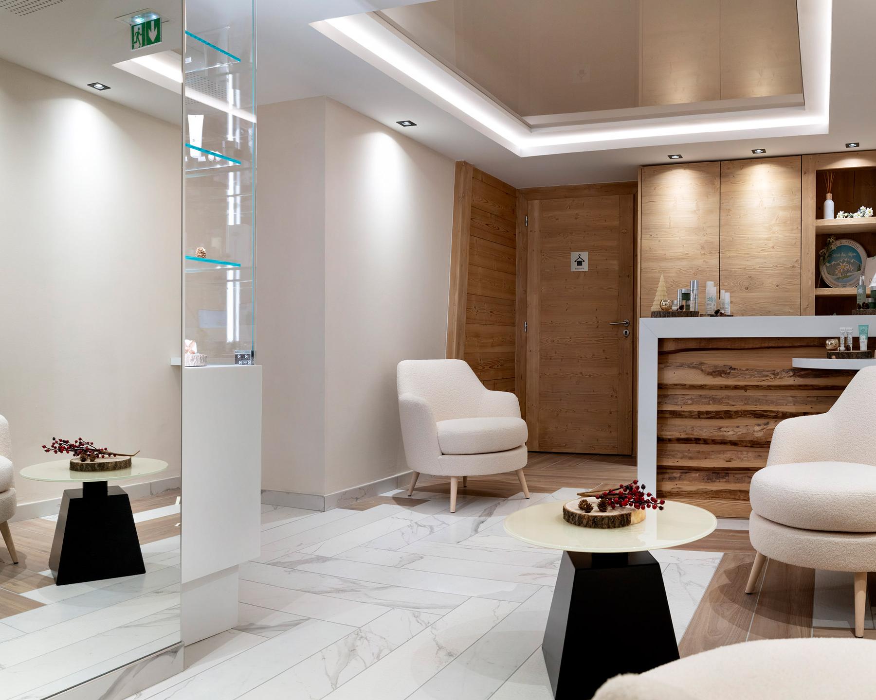 Akoya - Valmorel - Accueil du Spa